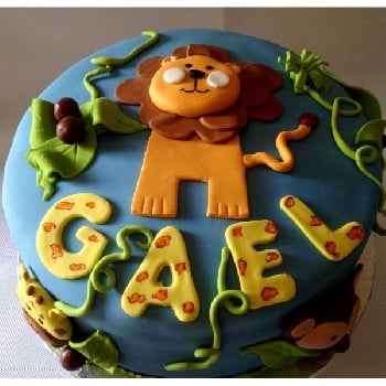 Animal Theme Cake 02 2.5Kg