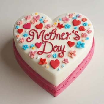 Mothers day flower cake
