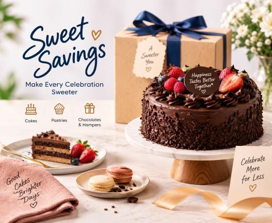 Assorted cakes and pastries