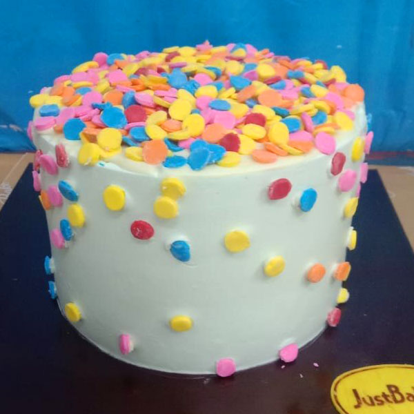 Gems loaded cake