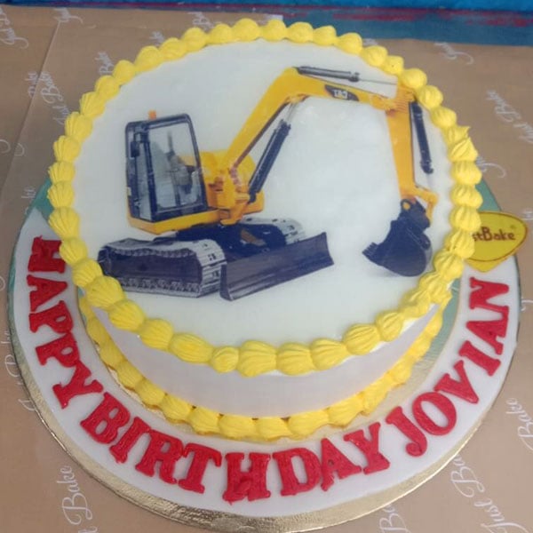 Excavator cake