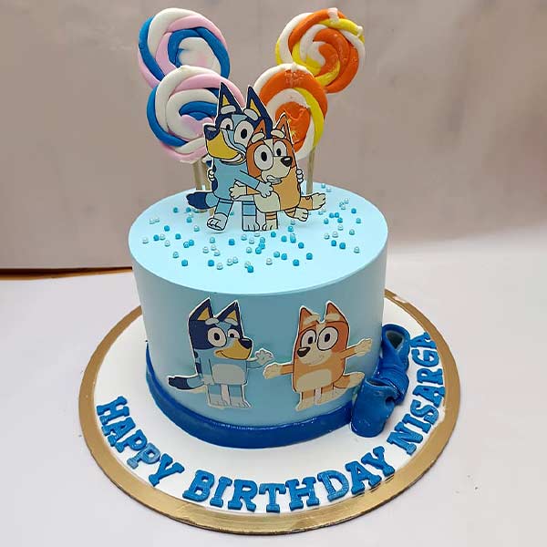 Bluely Dance Mode Cake