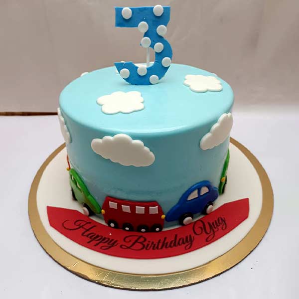 Cartoon Carnival Cake