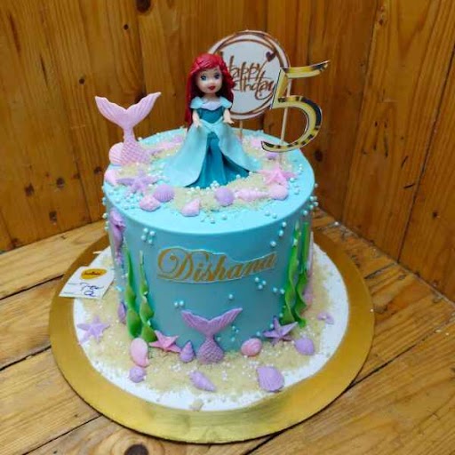 Mermaid Themed Birthday Cake 1