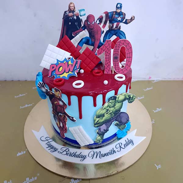 Spiderman Theme Cake 04