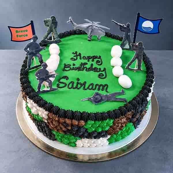 Army Theme Cake