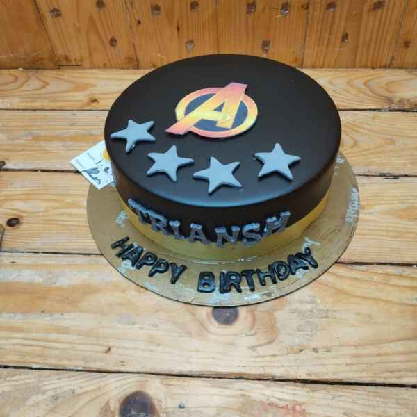 Avengers Themed birthday cake