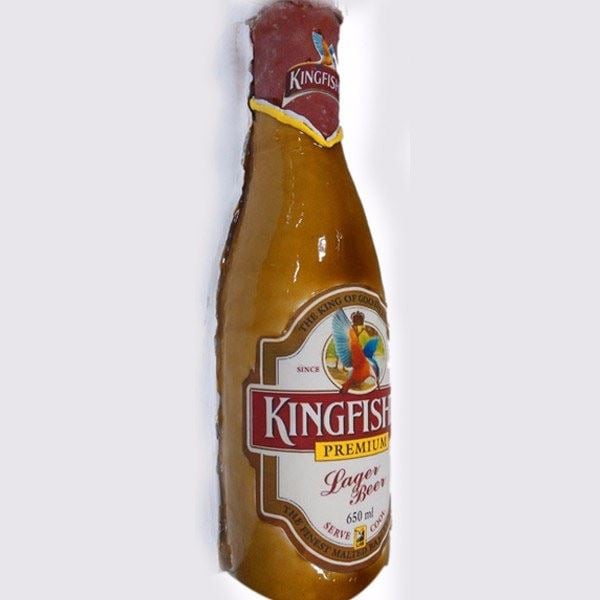 Beer Bottle Cream Finish Cake