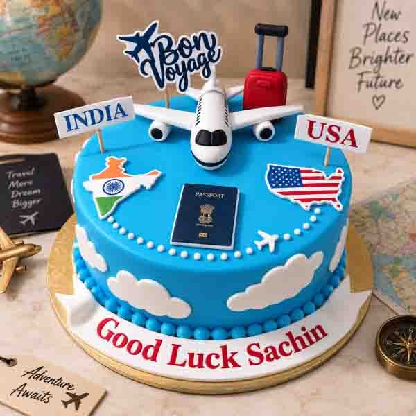 Bon Voyage Cake