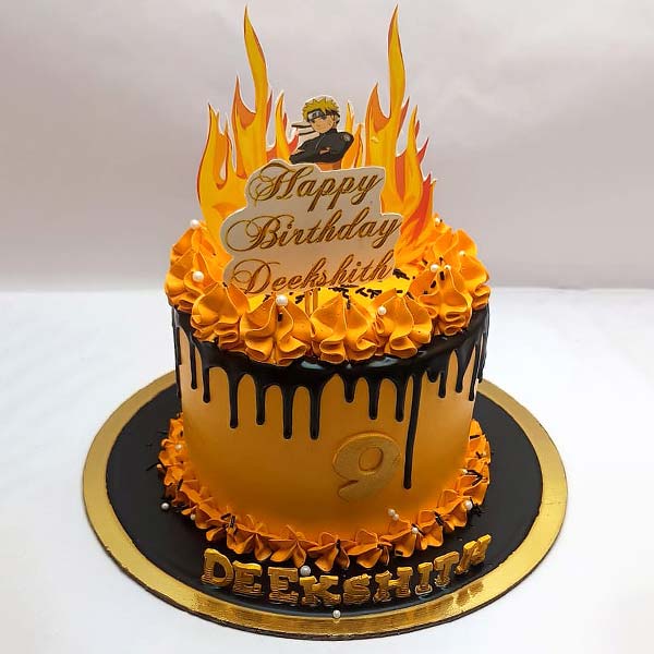 Naruto Theme Cake