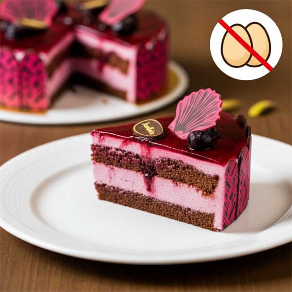 Canadian Blueberry Eggless Cake