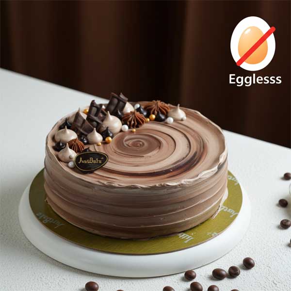 Chocolate Mocha Eggless Cake