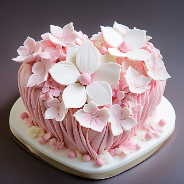 Delicious love cake