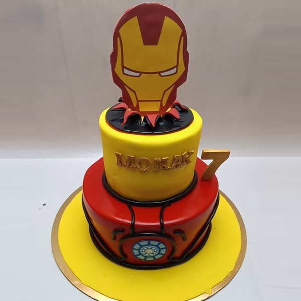 Iron Man Theme Cake