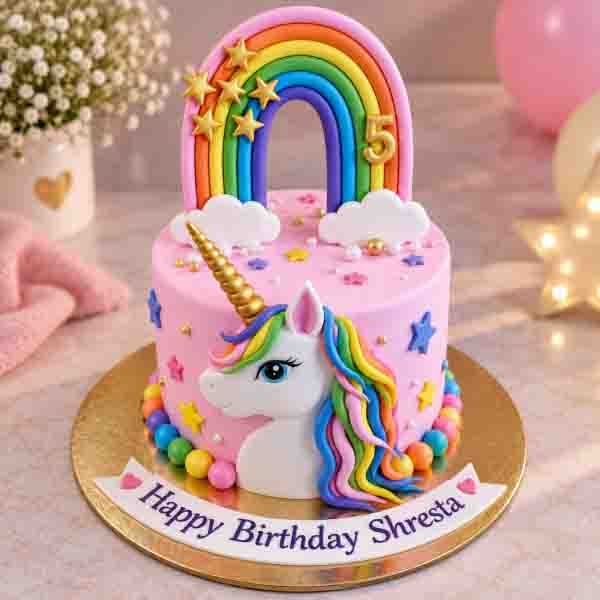 Mini Unicorn Cake