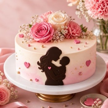 Mothers Day Floral Cake