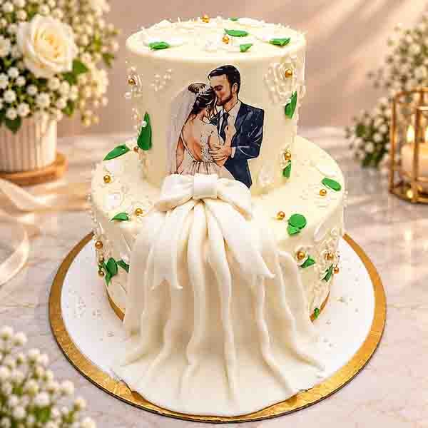 Mr and Ms Engagement Cake
