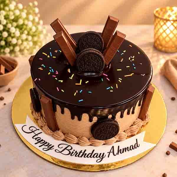 Oreo KitKat Chocolate Cake