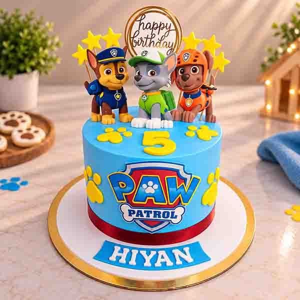 Paw Patrol Theme Cake 01