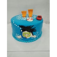 Pool Party Cake