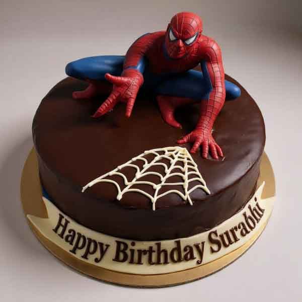 Spider Man Theme cake