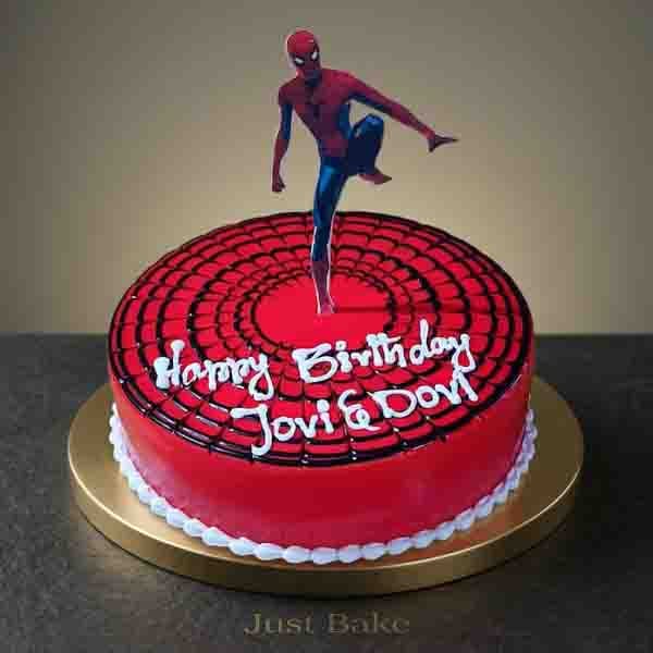Spiderman Theme Cake 01