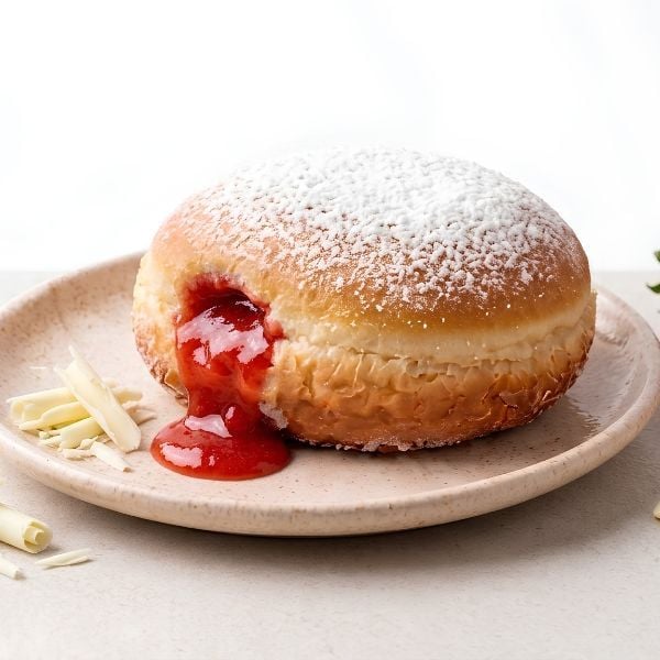 Strawberry Filled Donut