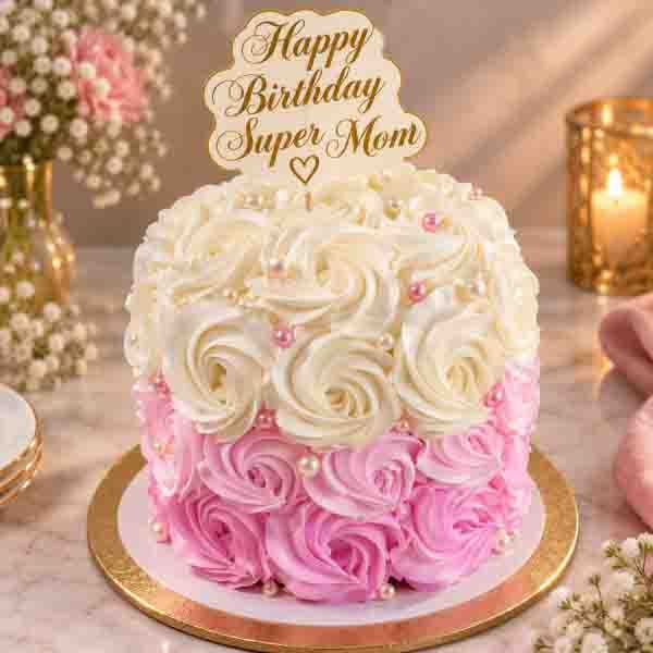Swirl Theme Cake