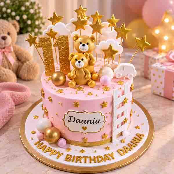 Teddy Bear Kids Cake 01