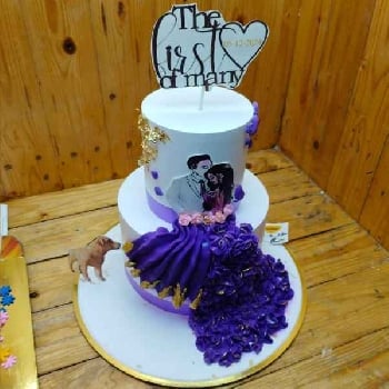 The First of Many Elegant Anniversary Cake