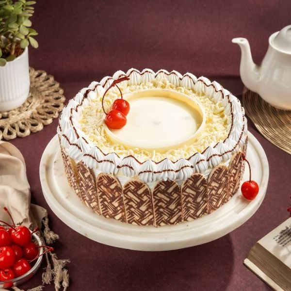 White Forest Cake
