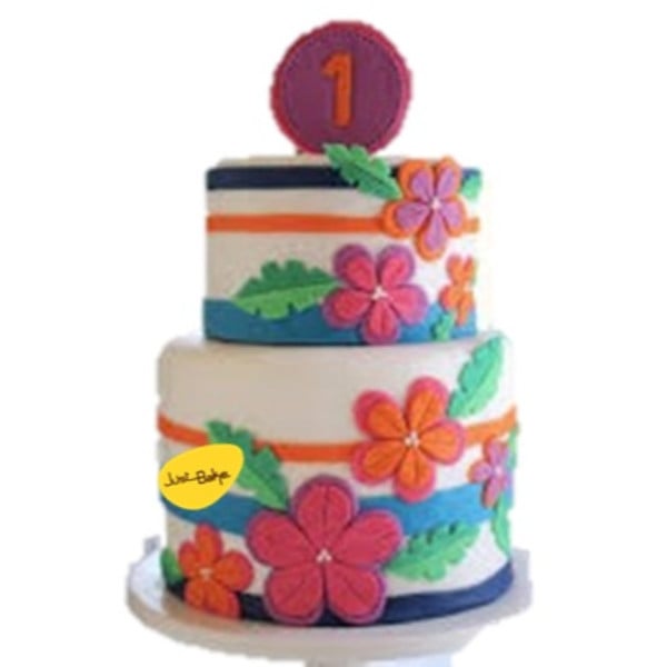 1st Birthday Design Cake