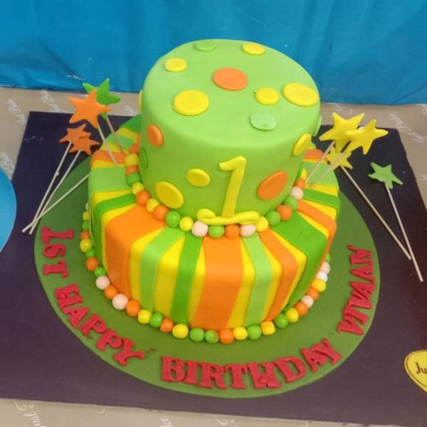 2 Tier Birthday cake