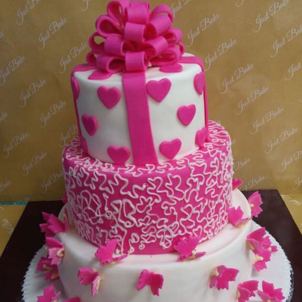 3 Tier Love Loaded Cake