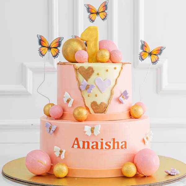 1st birthday Anaisha cake