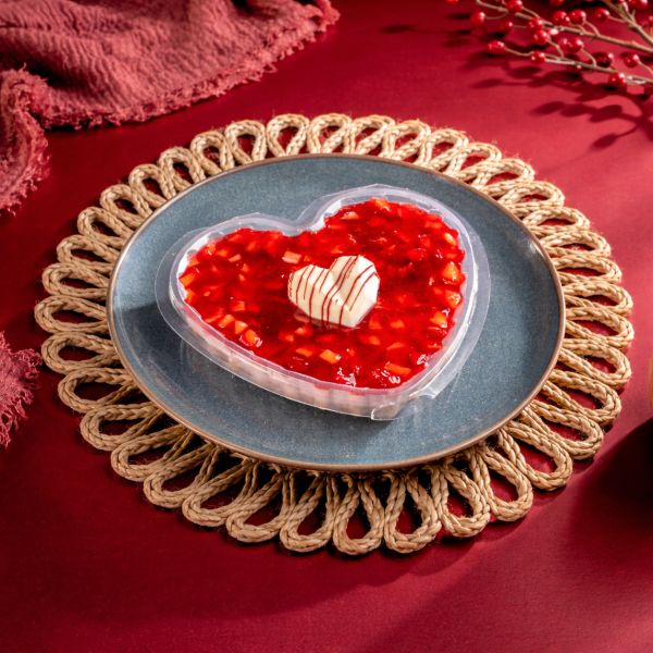 Be Mine Strawberry Heart Cake