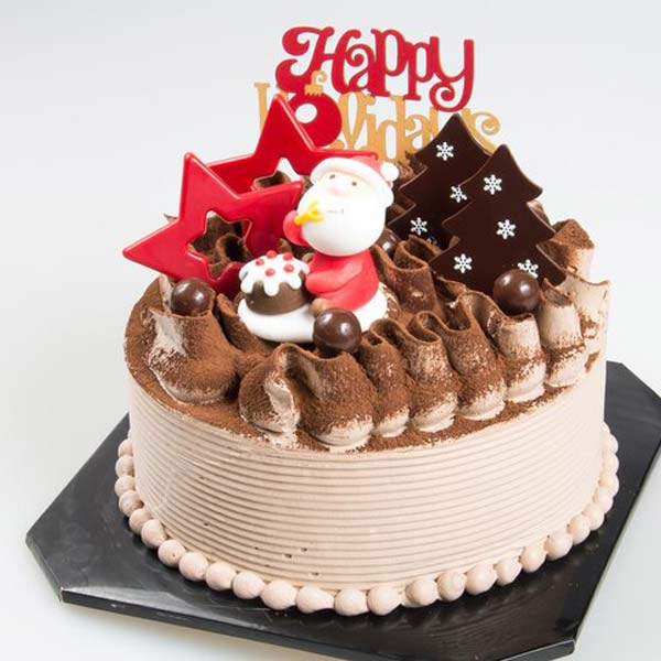 Choco Canyon Christmas Cake