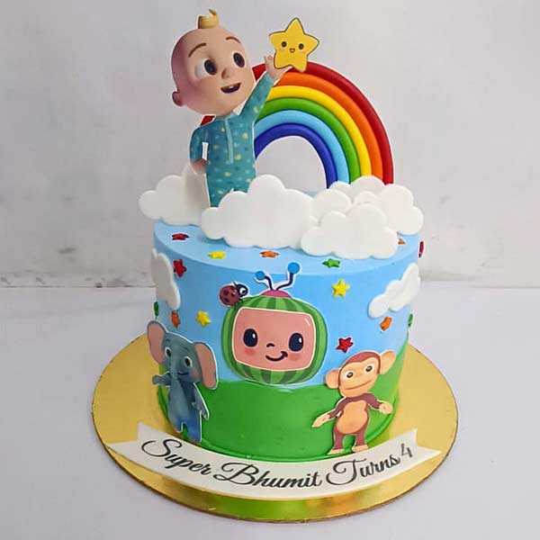 Cocomelon Playful Theme Cake