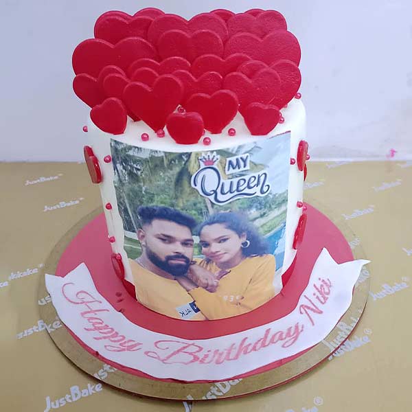 Love Theme Birthday Cake