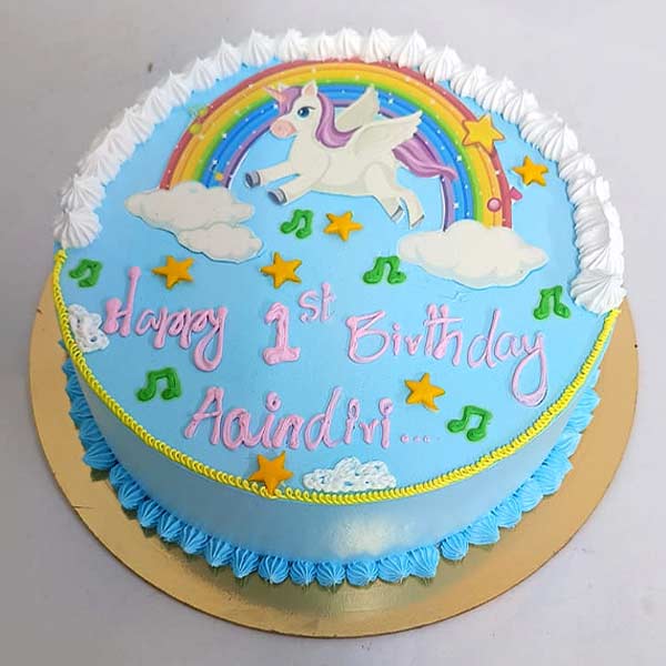 Magical Unicorn Theme Cake