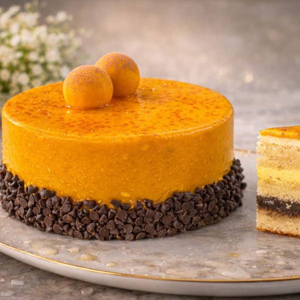 Mango Chocolate Cake