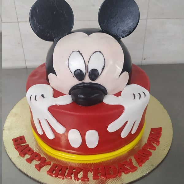 Mickey Theme 13 Fondant Finish