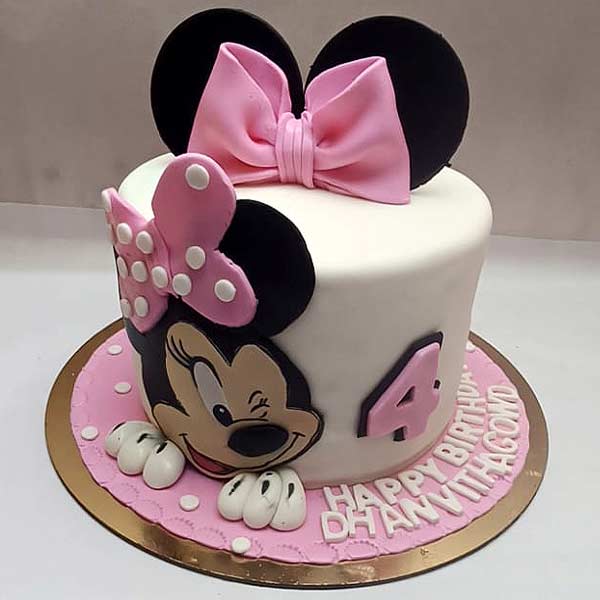 Minnie Bow-Tie Cake