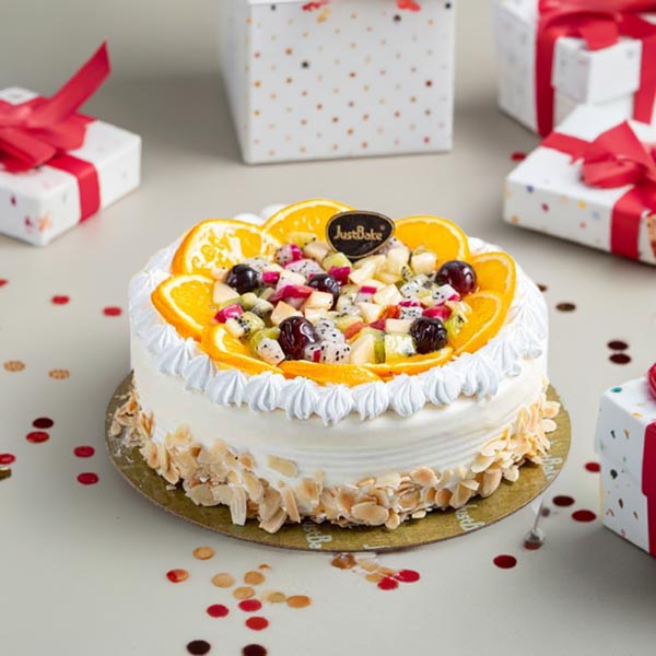 Mixed Fruit Gateaux Womens Day Cake