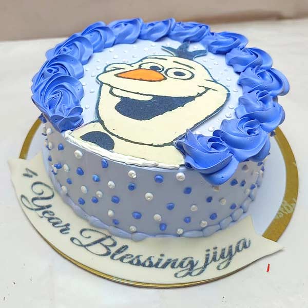 Olaf Theme Birthday cake