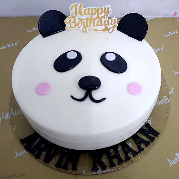 Panda Theme Birthday Cake