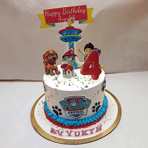 Paw Patrol Theme Cake 02
