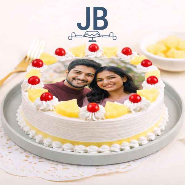 Pineapple Photo Cake