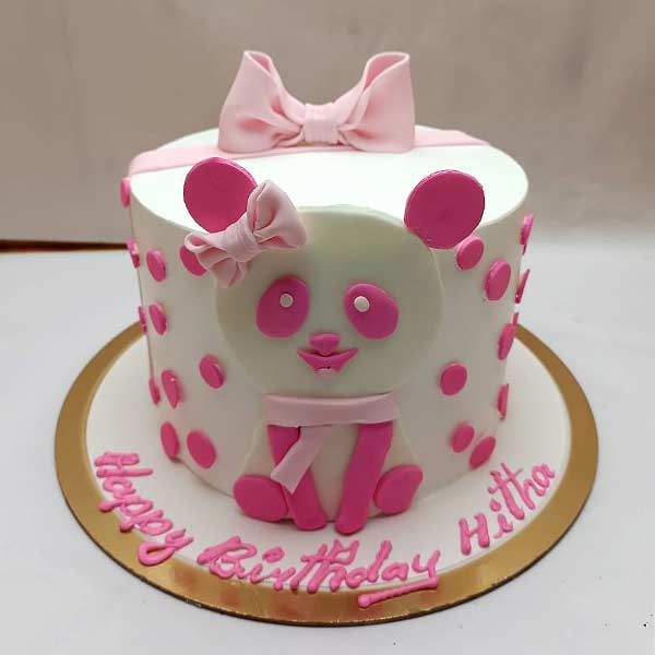 Pink Panda Cake