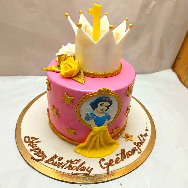 Princess 1st Birthday Cake